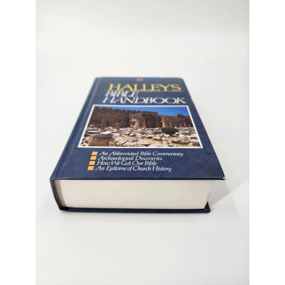 Halleys Bible Handbook Henry H Halley Zondervan Hardcover Commentary Archaeology
